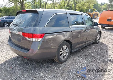 2014 Honda Odyssey Ex-L из США, поврежденный, VIN 5FNRL5H60EB120877